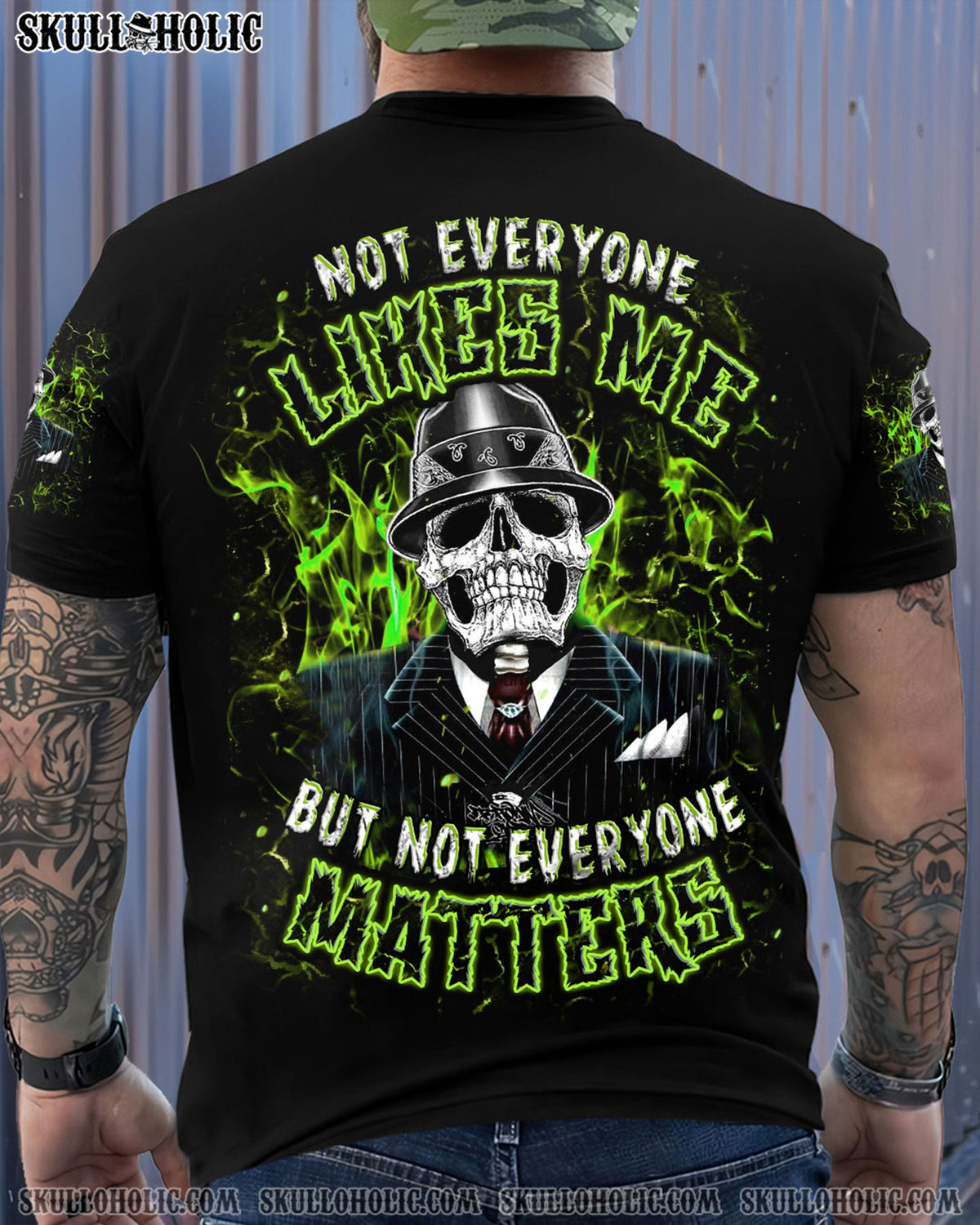 BLISSCORNERS NOT EVERYONE LIKES ME SKULL ALL OVER PRINT