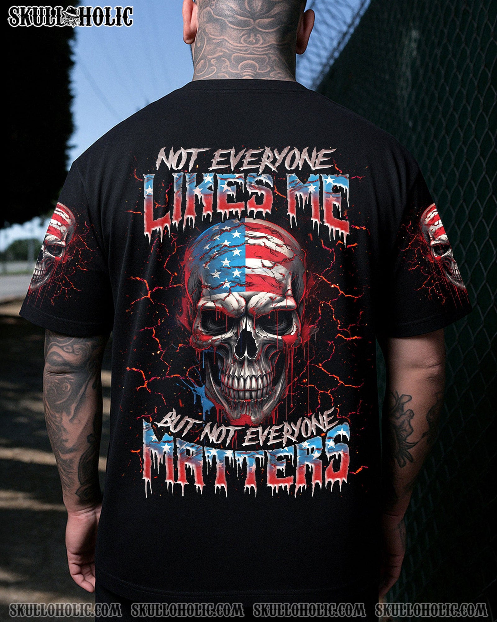 BLISSCORNERS NOT EVERYONE LIKES ME SKULL ALL OVER PRINT -  TLNZ0908251