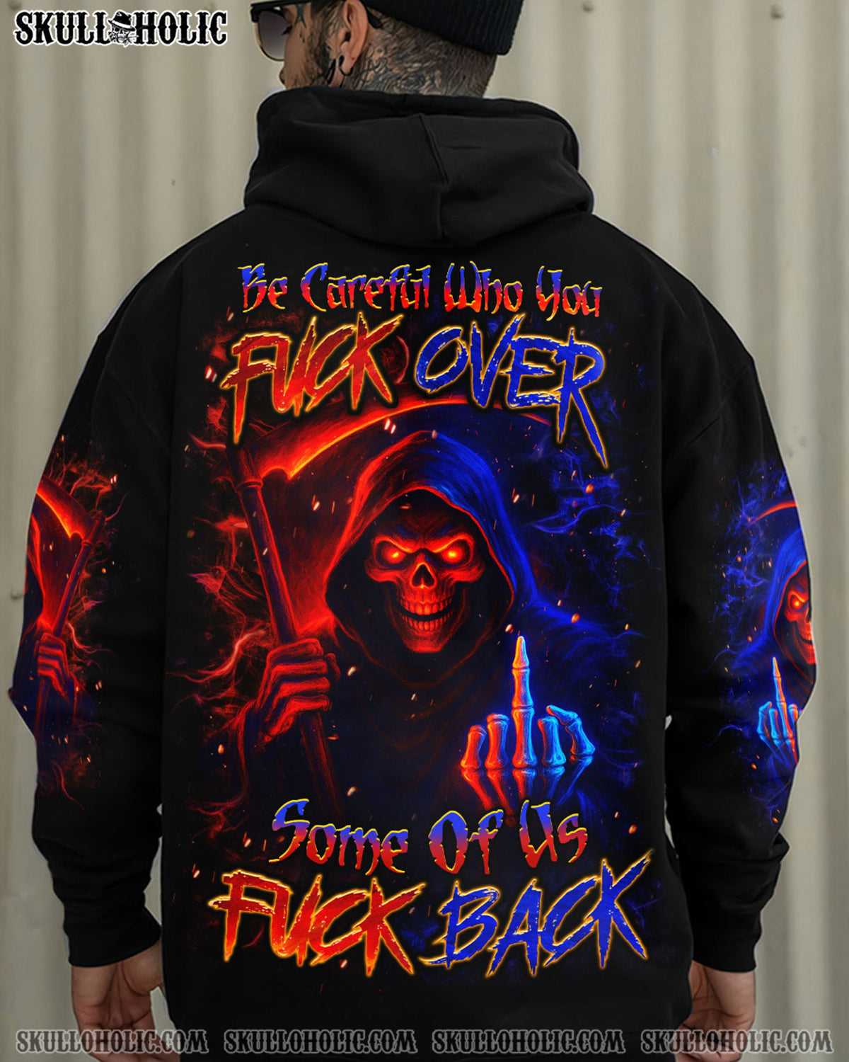 BLISSCORNERS BE CAREFUL WHO YOU F OVER ALL OVER PRINT