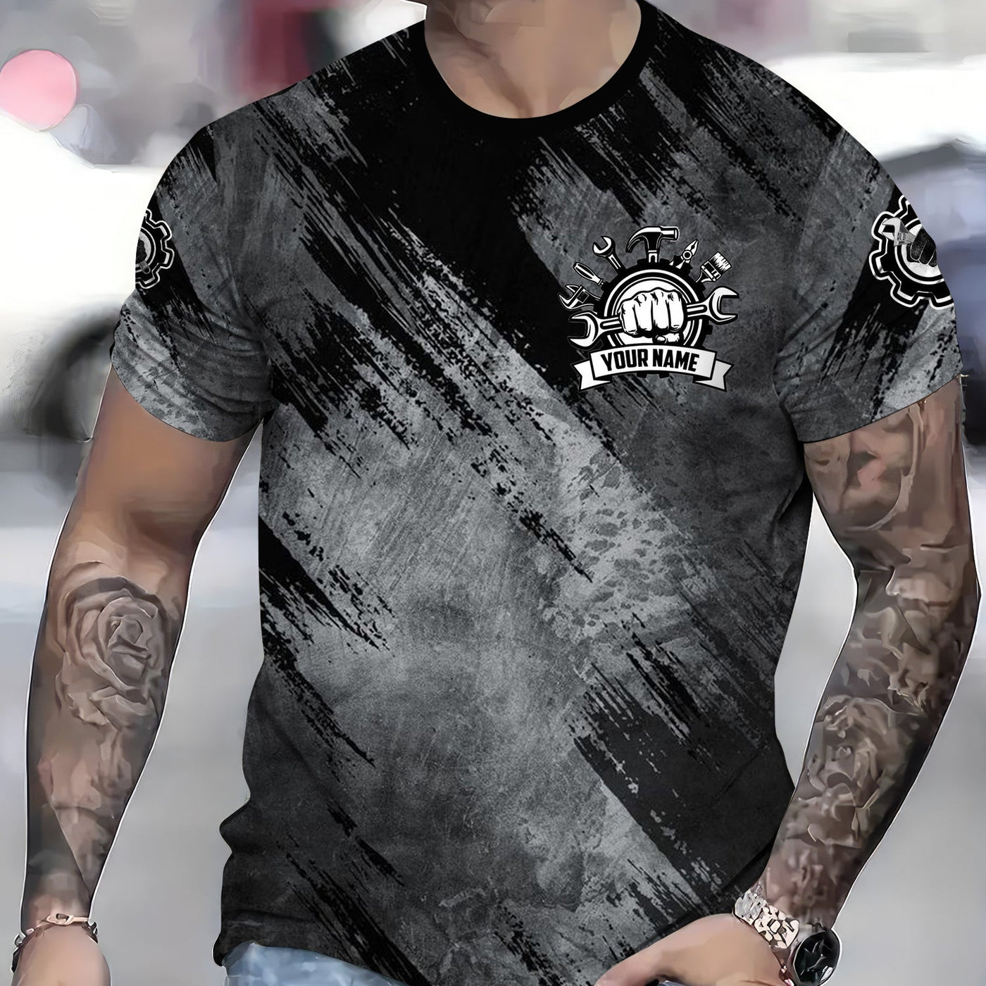 Blisscorners Vintage Mechanic Unisex T Shirt I'm A Mechanic I Can't Fix Stupid Shirt All Over Print