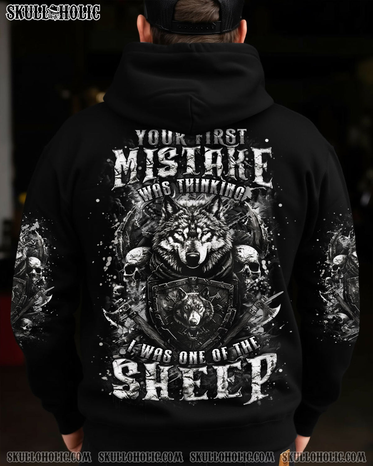 BLISSCORNERS YOUR FIRST MISTAKE WOLF ALL OVER PRINT