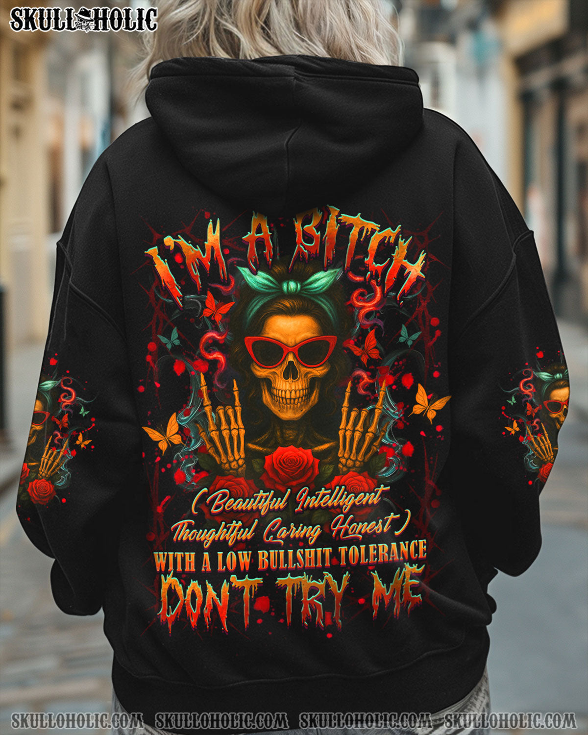BLISSCORNERS I'M A B DON'T TRY ME ALL OVER PRINT