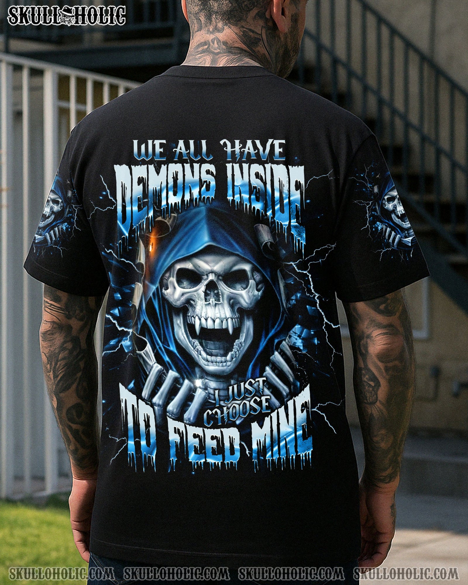BLISSCORNERS WE ALL HAVE DEMONS INSIDE ALL OVER PRINT