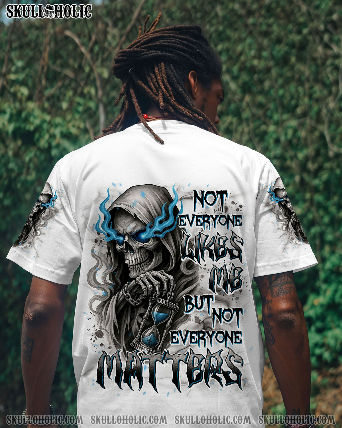 BLISSCORNERS NOT EVERYONE LIKES ME SKULL REAPER ALL OVER PRINT