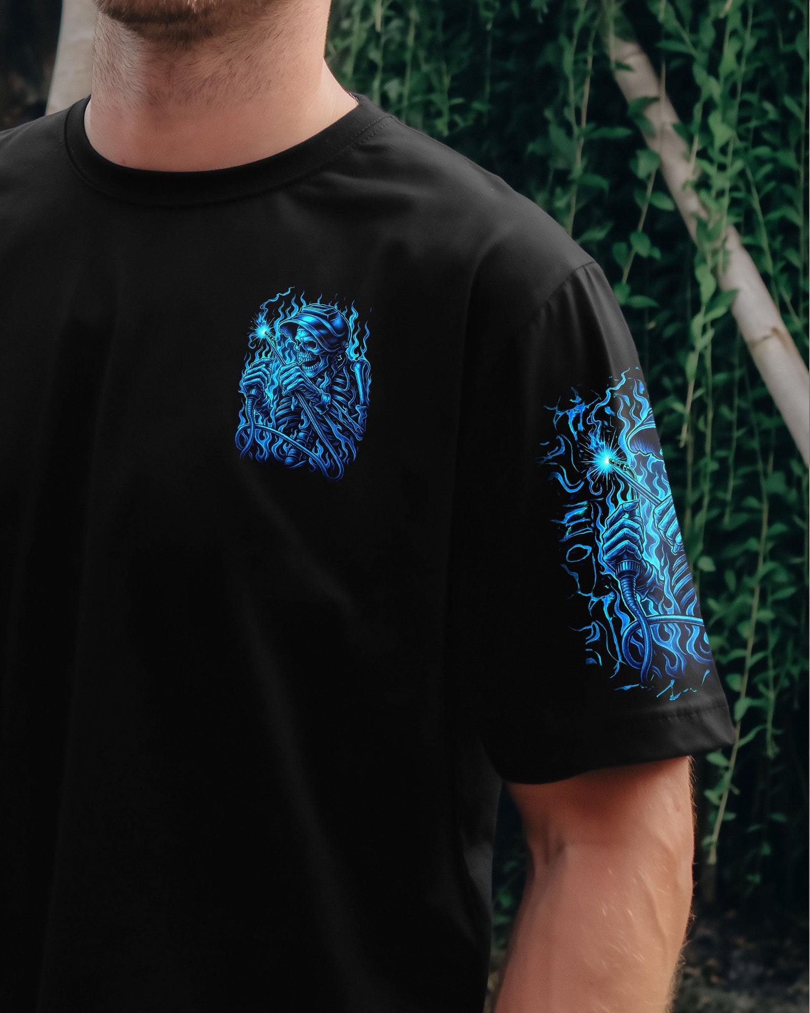 BLISSCORNERS ASSUMING I'M JUST A WELDER SKULL ALL OVER PRINT