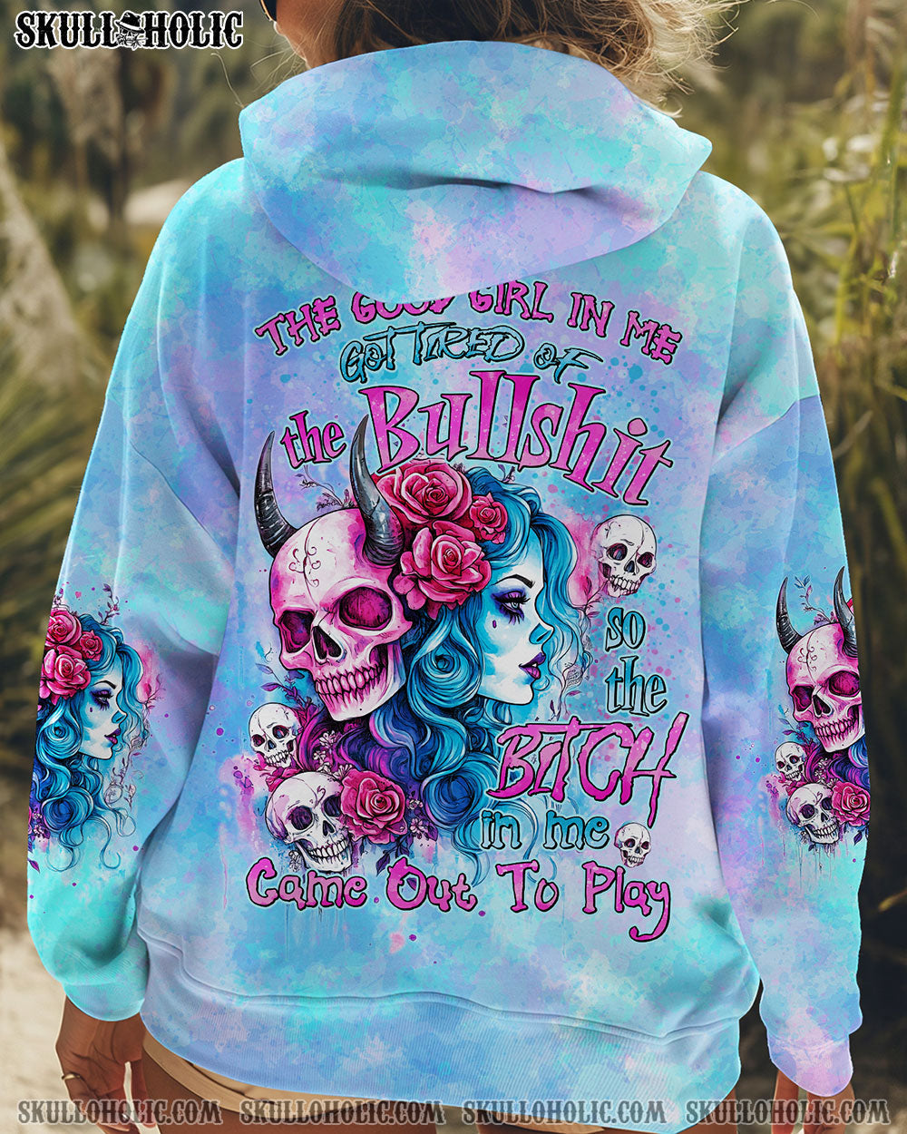 BLISSCORNERS THE GOOD GIRL IN ME AL OVER PRINT