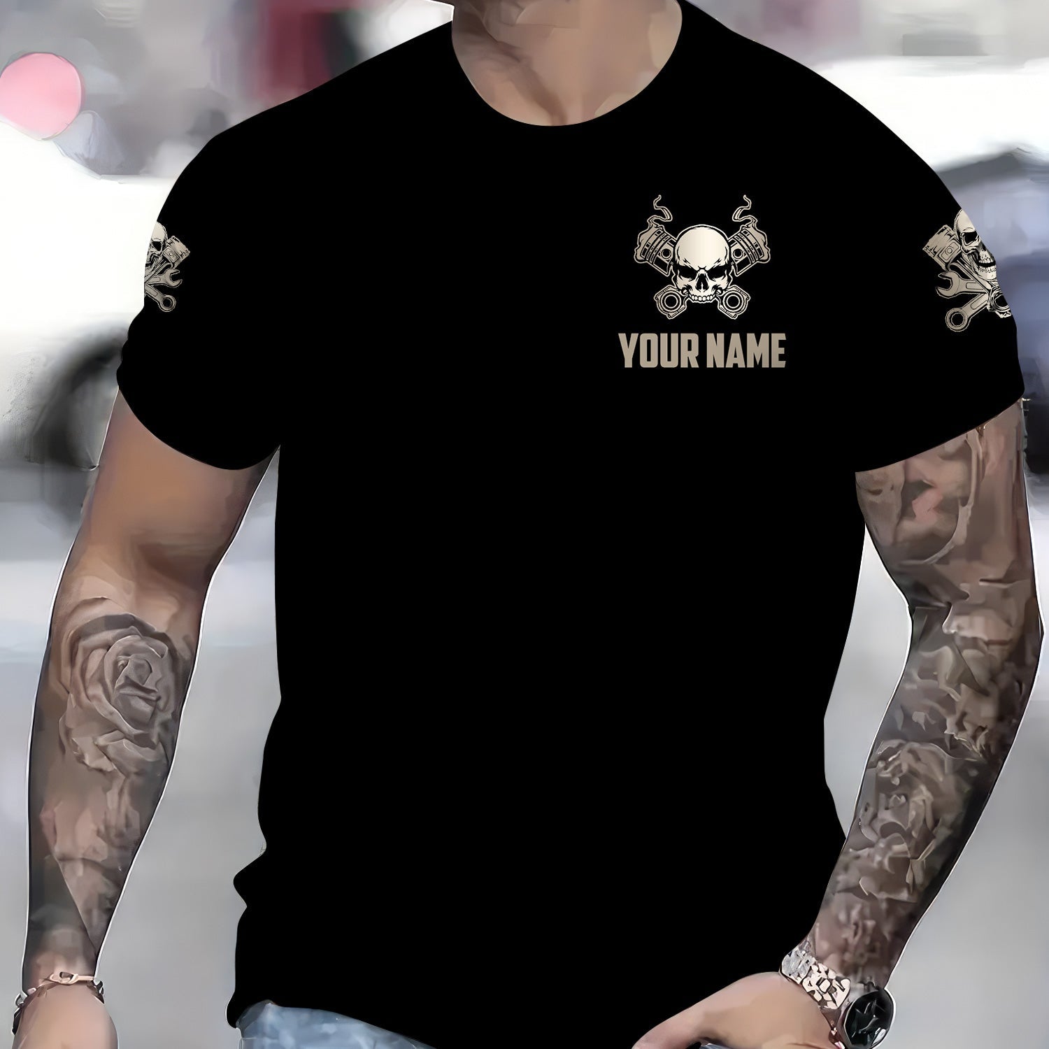 Blisscorners Funny Vintage Mechanic Shirt Don't Mess With A Mechanic Black T Shirt