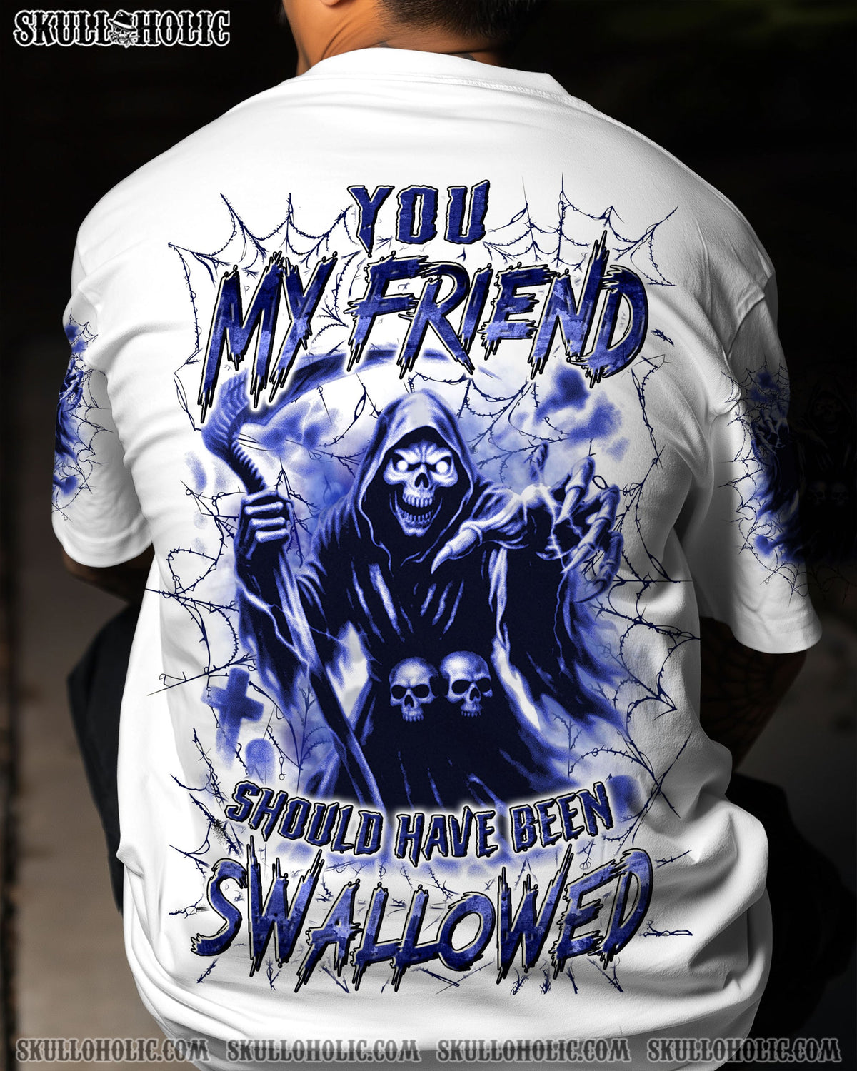 BLISSCORNERS YOU MY FRIEND SHOULD HAVE BEEN SWALLOWED ALL OVER PRINT