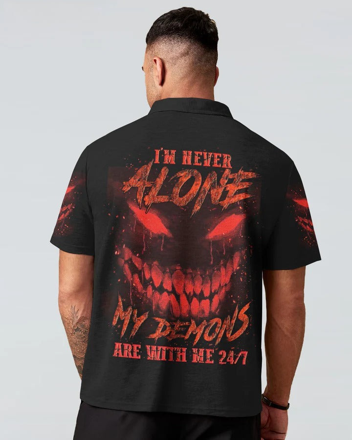 BLISSCORNERS I'M NEVER ALONE SKULL DEMON ALL OVER PRINT 6