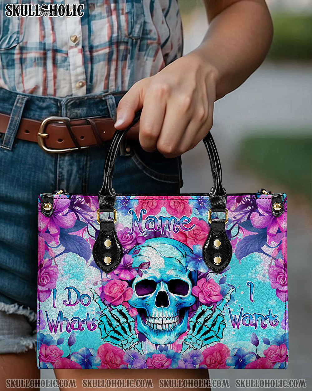 BLISSCORNERS I DO WHAT I WANT LEATHER HANDBAG