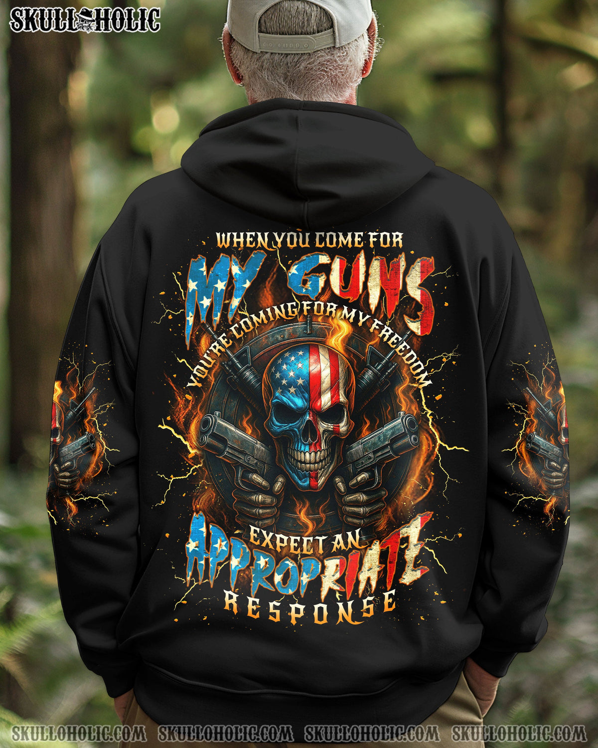 BLISSCORNERS WHEN YOU COME FOR MY G SKULL ALL OVER PRINT