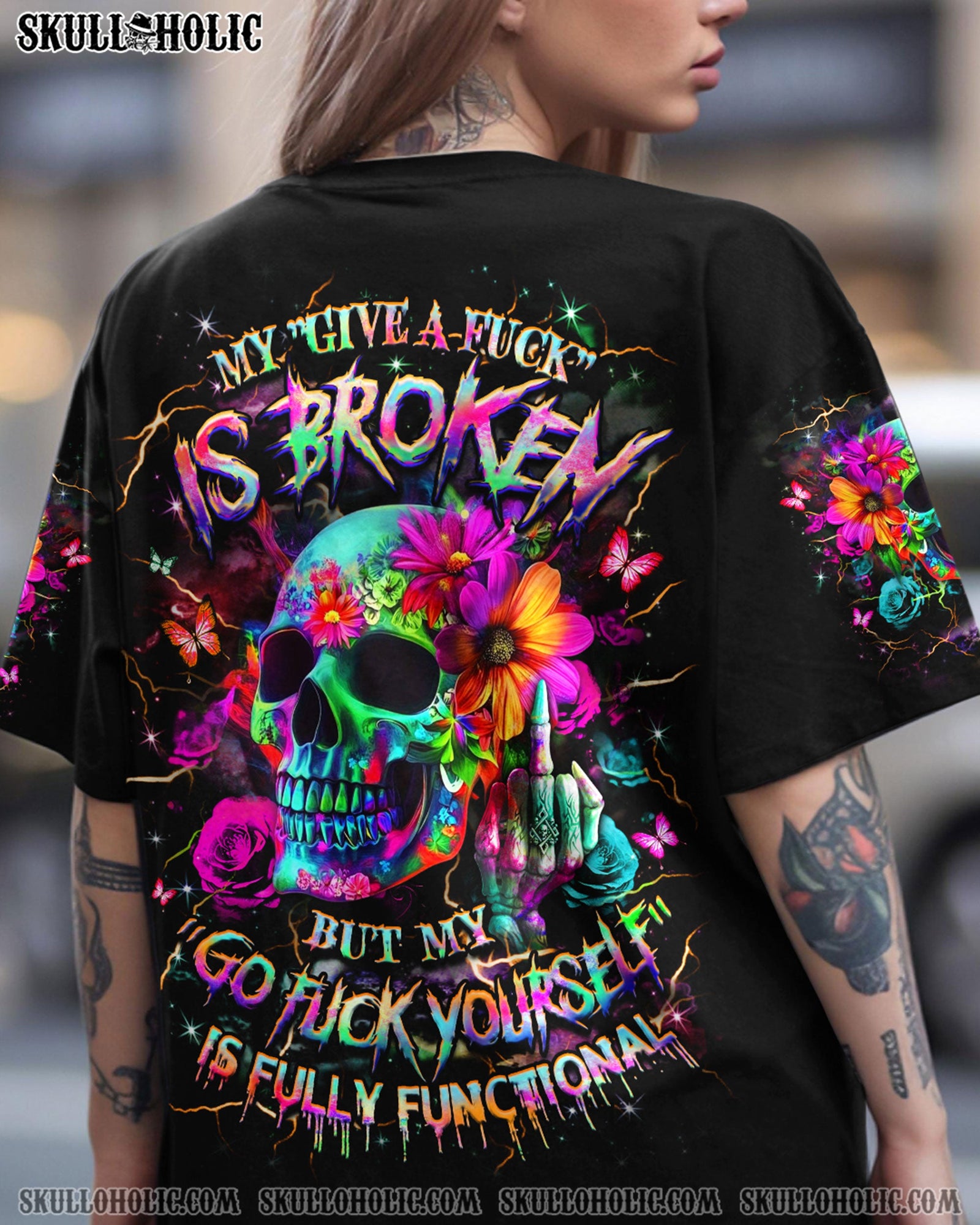BLISSCORNERS MY GIVE A F IS BROKEN ALL OVER PRINT
