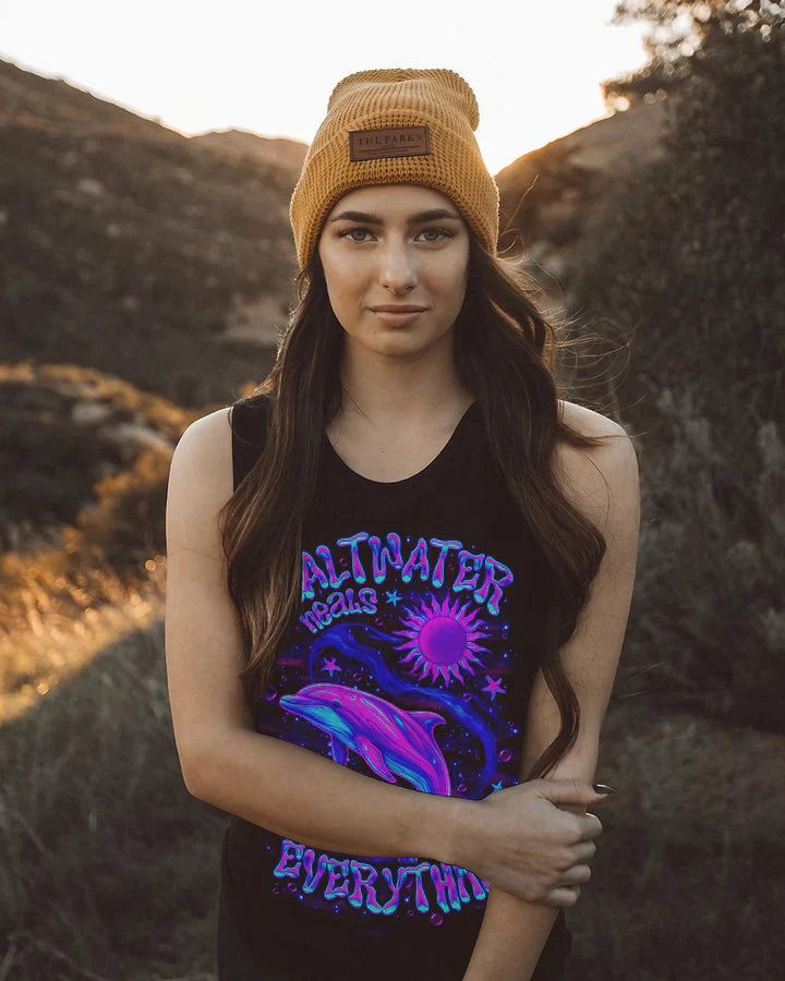 BLISSCORNERS SALTWATER HEALS EVERYTHING DOLPHIN ALL OVER PRINT 4