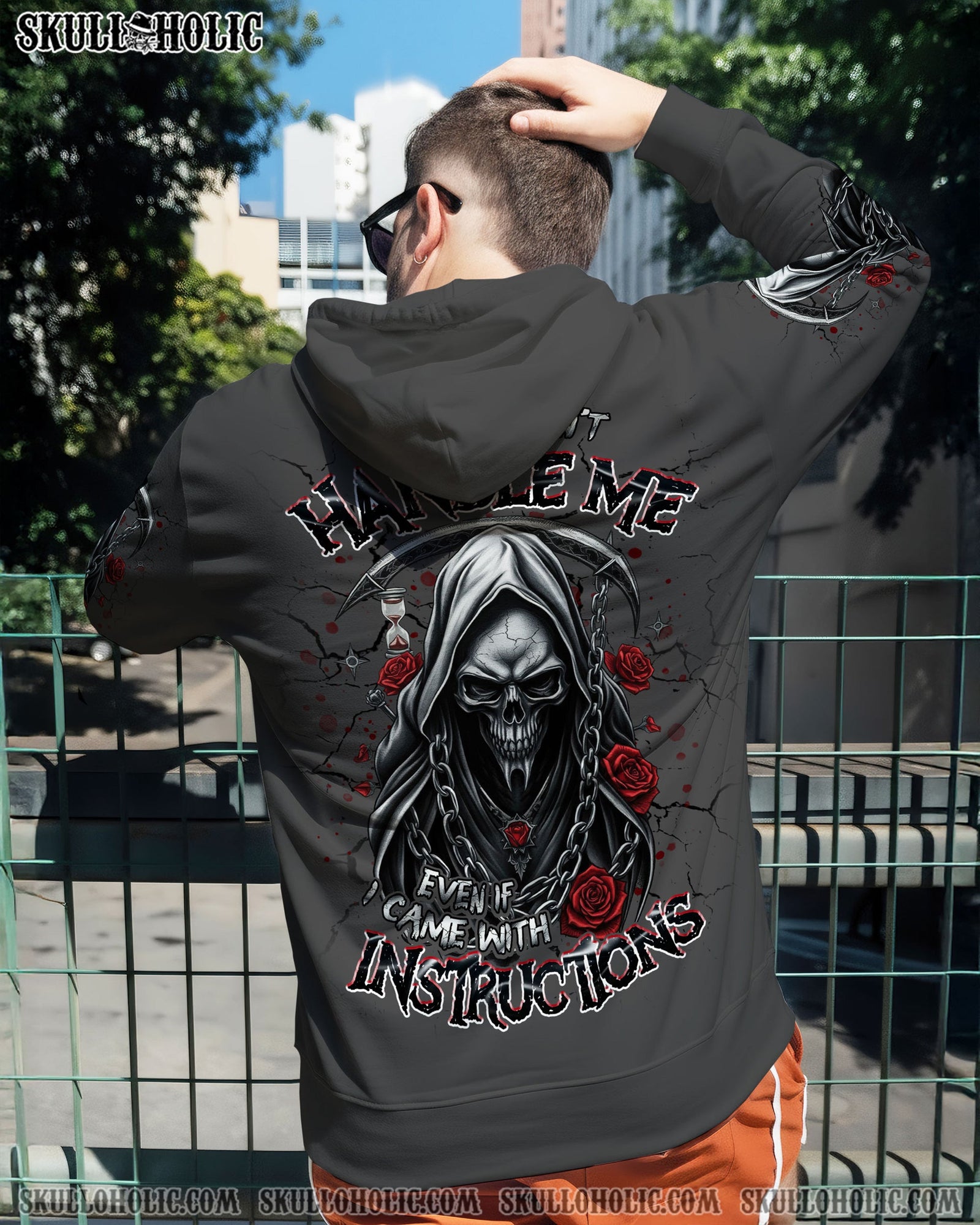 BLISSCORNERS YOU COULDN'T HANDLE ME REAPER ALL OVER PRINT