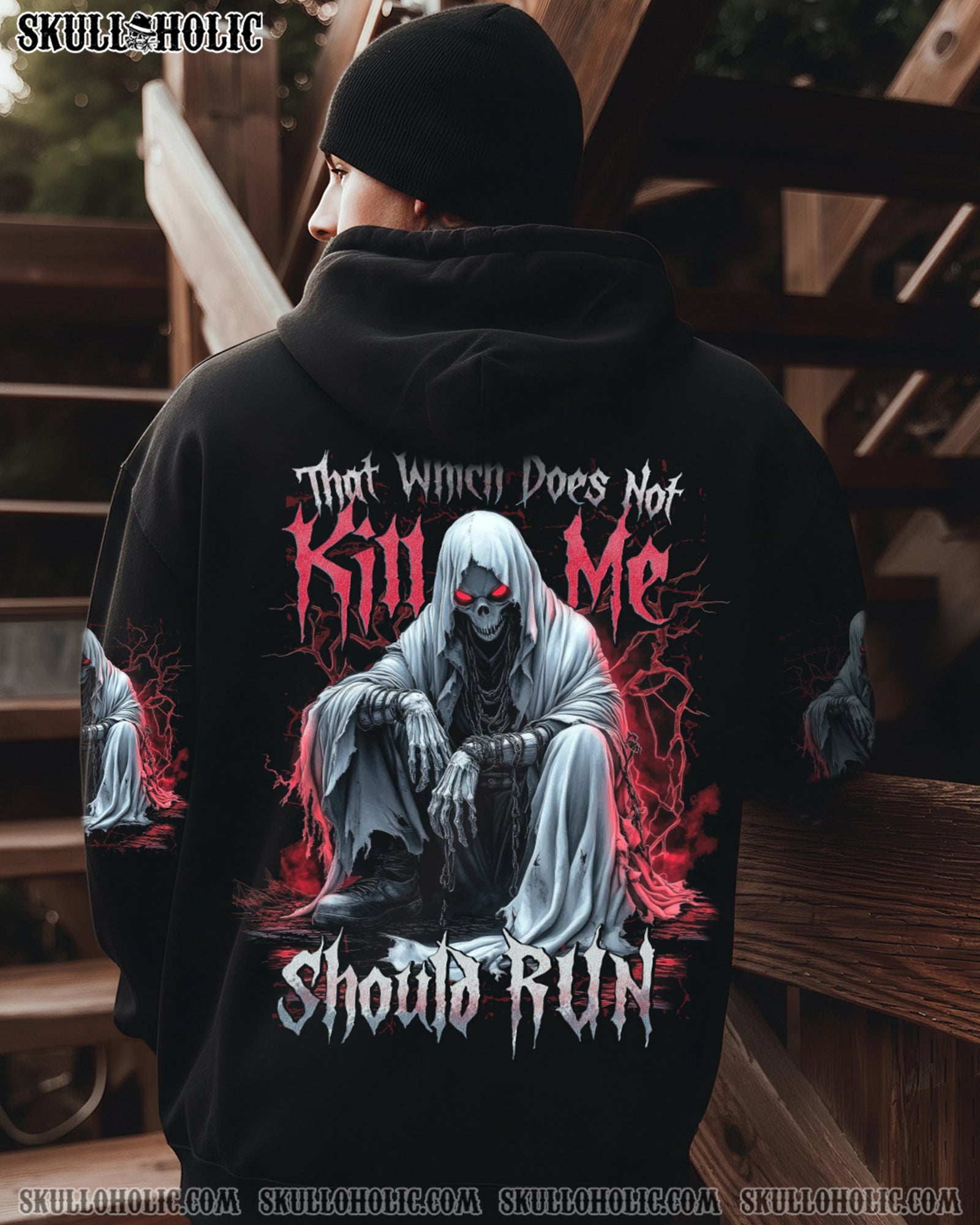 BLISSCORNERS THAT WHICH DOES NOT KILL ME SHOULD RUN ALL OVER PRINT