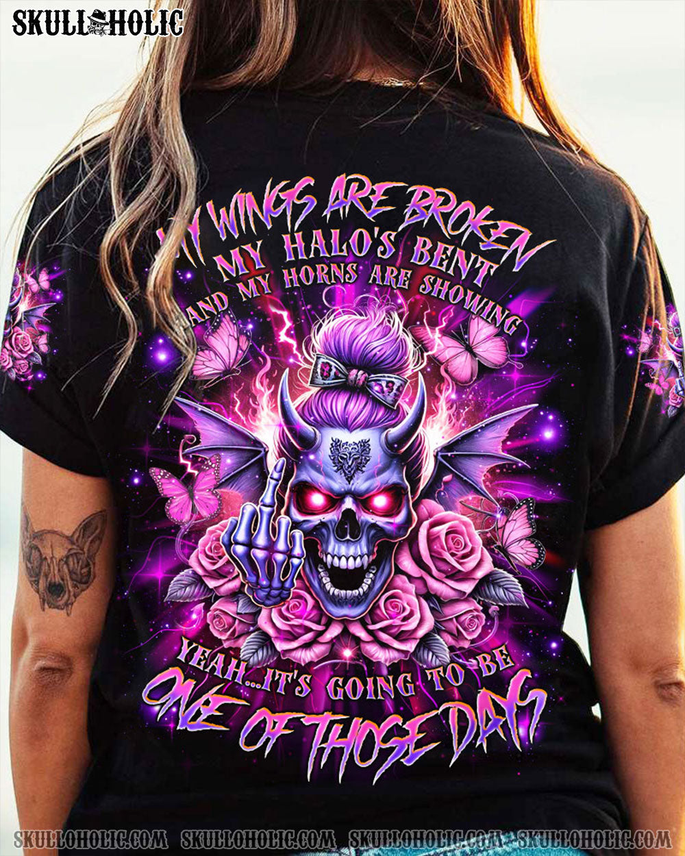 BLISSCORNERS I AM THE STORM MESSY BUN ALL OVER PRINT