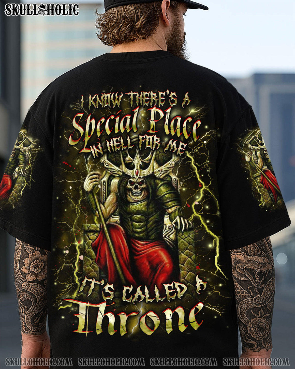 BLISSCORNERS THRONE SKULL ALL OVER PRINT