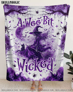 BLISSCORNERS A WEE BIT WICKED HALLOWEEN FLEECE BLANKET