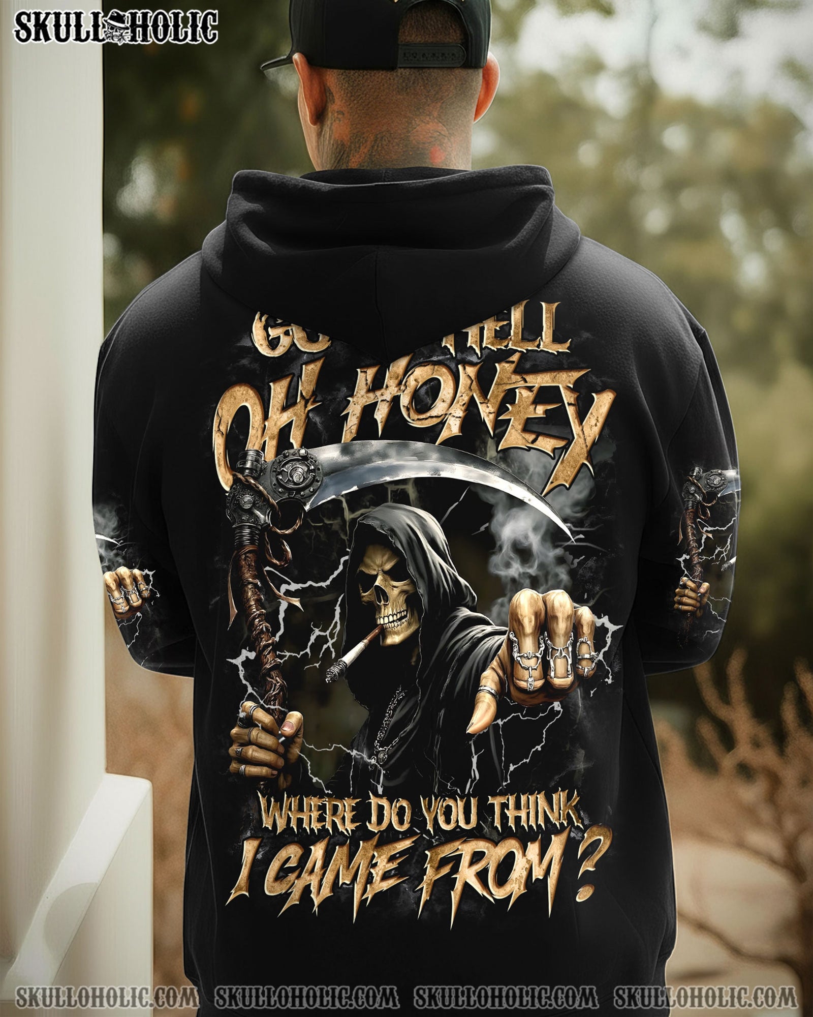 BLISSCORNERS WHERE DO YOU THINK I CAME FROM ALL OVER PRINT