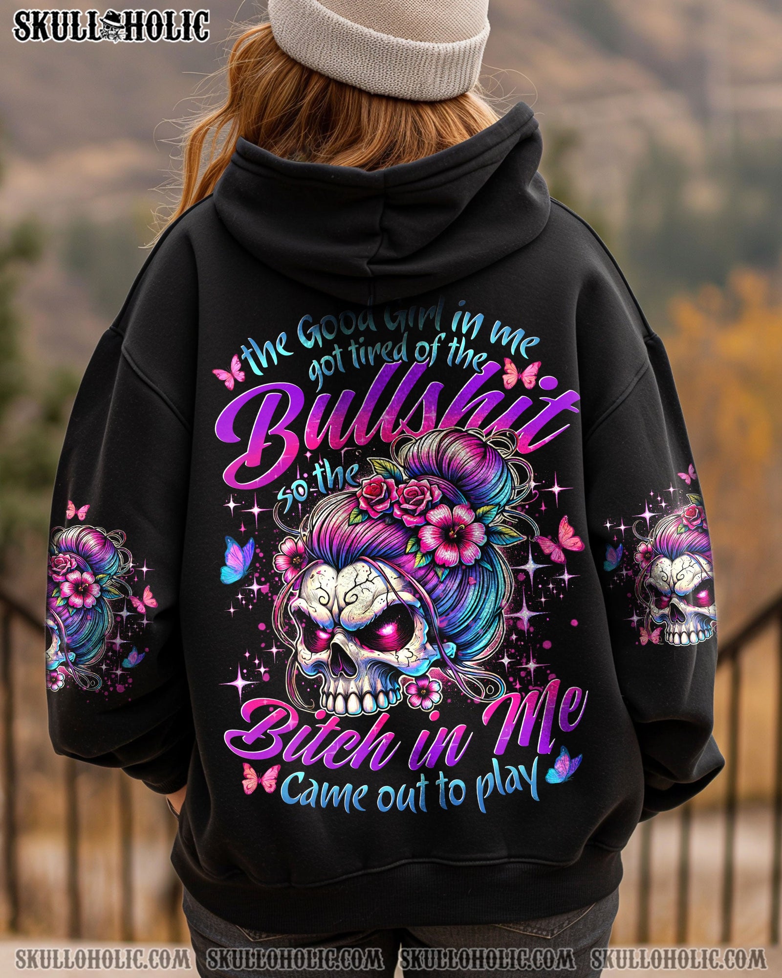 BLISSCORNERS THE GOOD GIRL IN ME ALL OVER PRINT