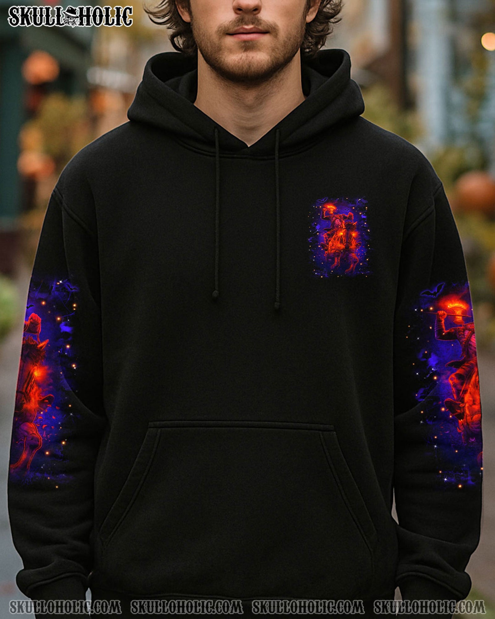 BLISSCORNERS HELLO DARKNESS MY OLD FRIEND HALLOWEEN ALL OVER PRINT