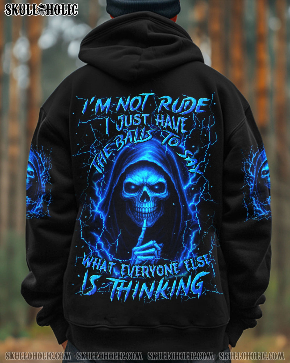 BLISSCORNERS I'M NOT RUDE I JUST HAVE THE BALLS ALL OVER PRINT