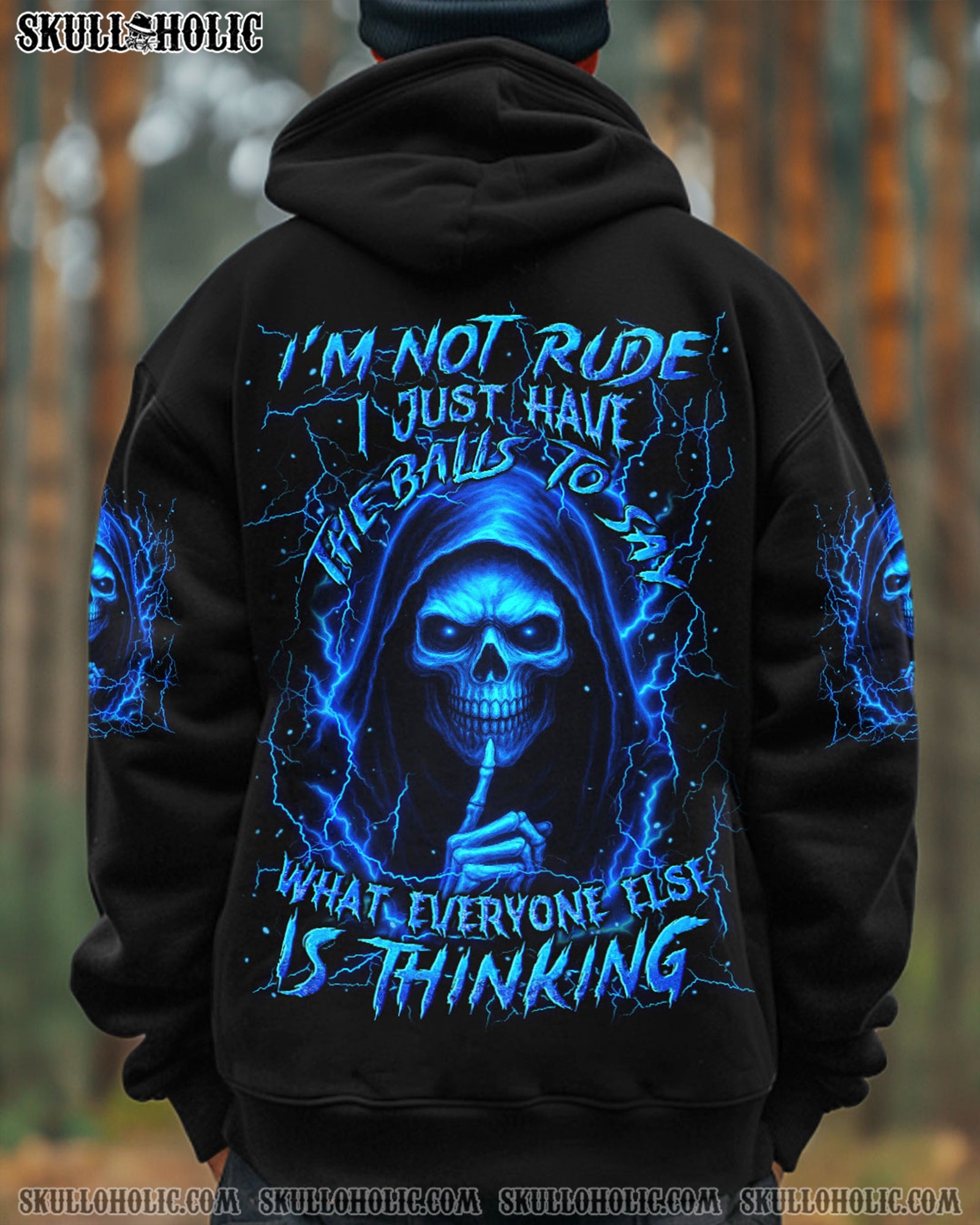 BLISSCORNERS I'M NOT RUDE I JUST HAVE THE BALLS ALL OVER PRINT