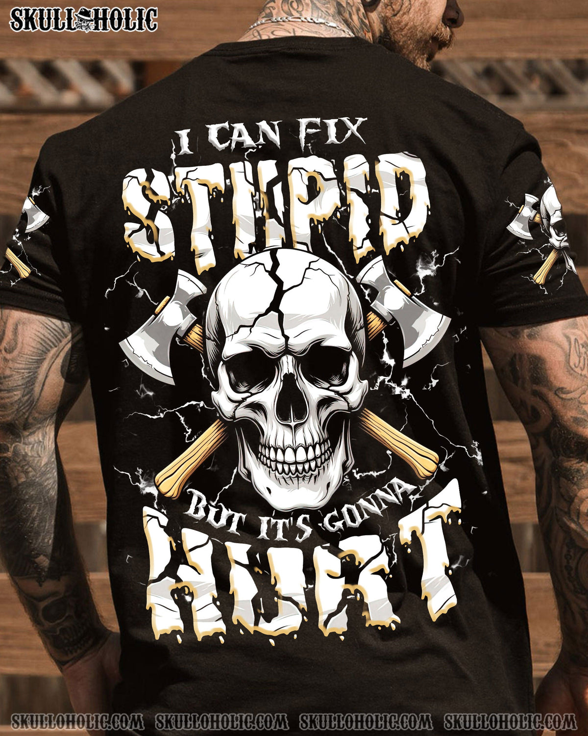 BLISSCORNERS I CAN FIX STUPID BUT IT'S GONNA HURT ALL OVER PRINT