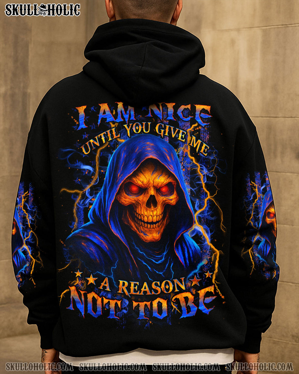 BLISSCORNERS I AM NICE UNTIL YOU GIVE ME A REASON NOT TO BE ALL OVER PRINT