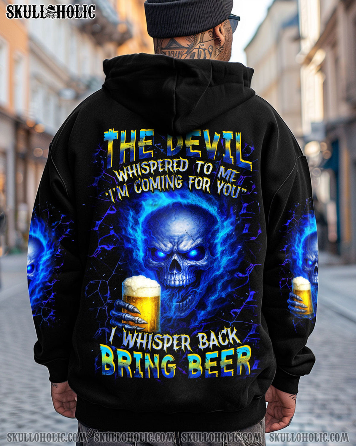 BLISSCORNERS BRING BEER SKULL ALL OVER PRINT