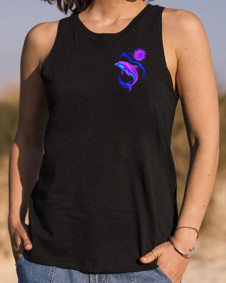 BLISSCORNERS SALTWATER HEALS EVERYTHING DOLPHIN ALL OVER PRINT 4