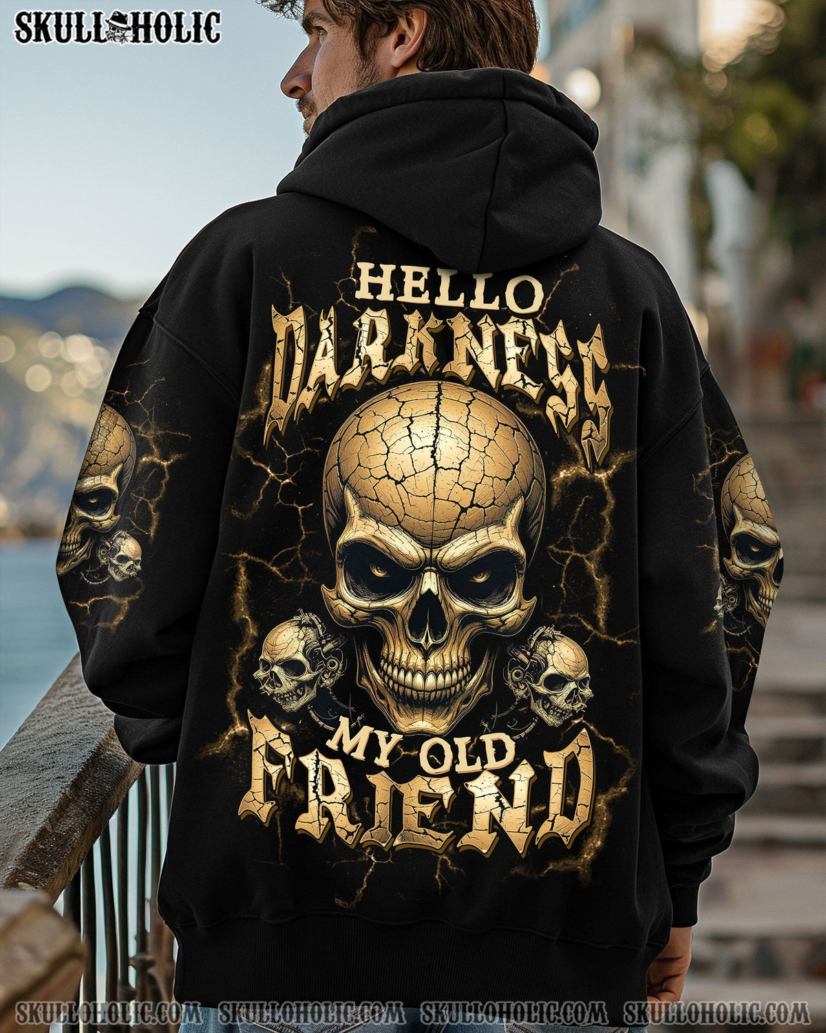 BLISSCORNERS HELLO DARKNESS MY OLD FRIEND ALL OVER PRINT