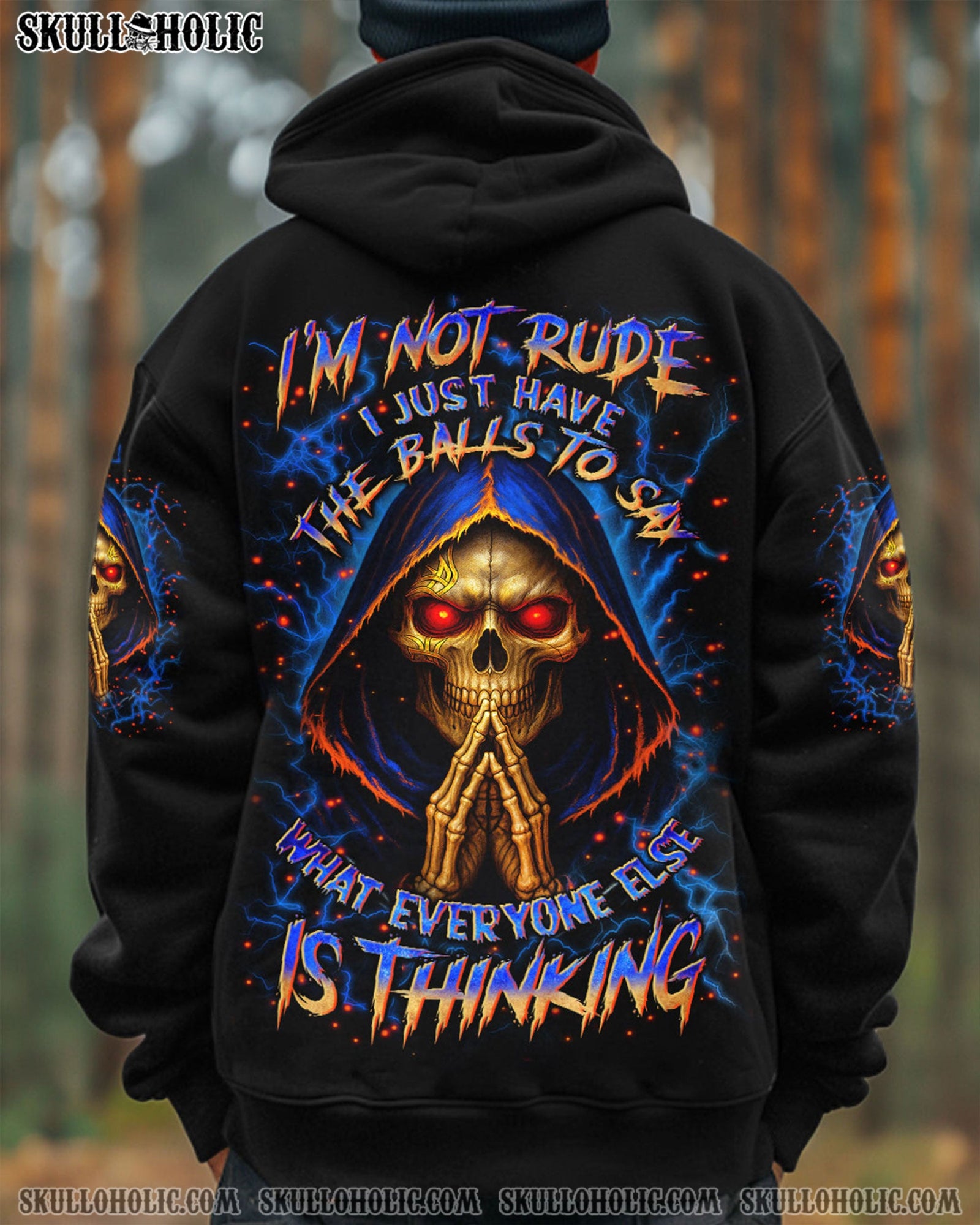 BLISSCORNERS I'M NOT RUDE I JUST HAVE THE BALLS ALL OVER PRINT