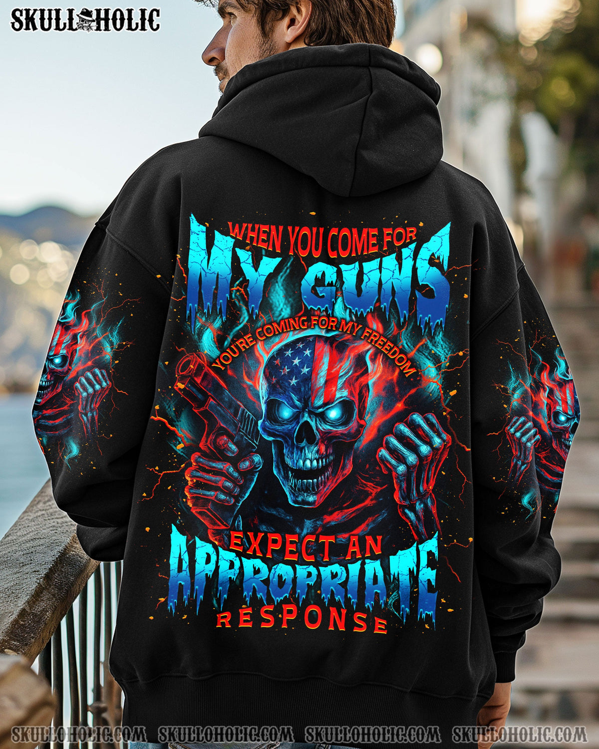 BLISSCORNERS WHEN YOU COME FOR MY G SKULL ALL OVER PRINT