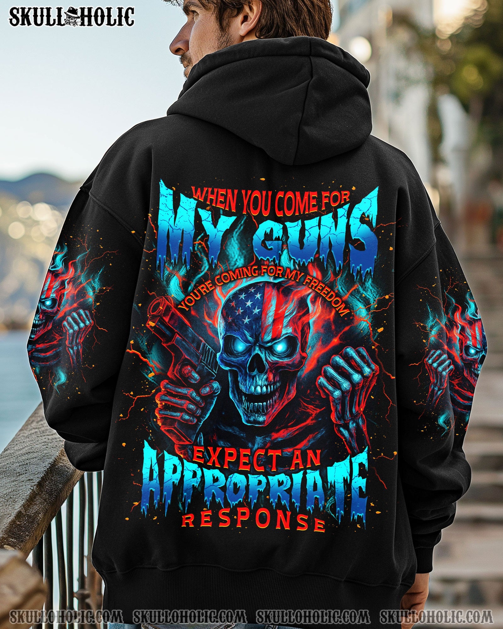 BLISSCORNERS WHEN YOU COME FOR MY G SKULL ALL OVER PRINT