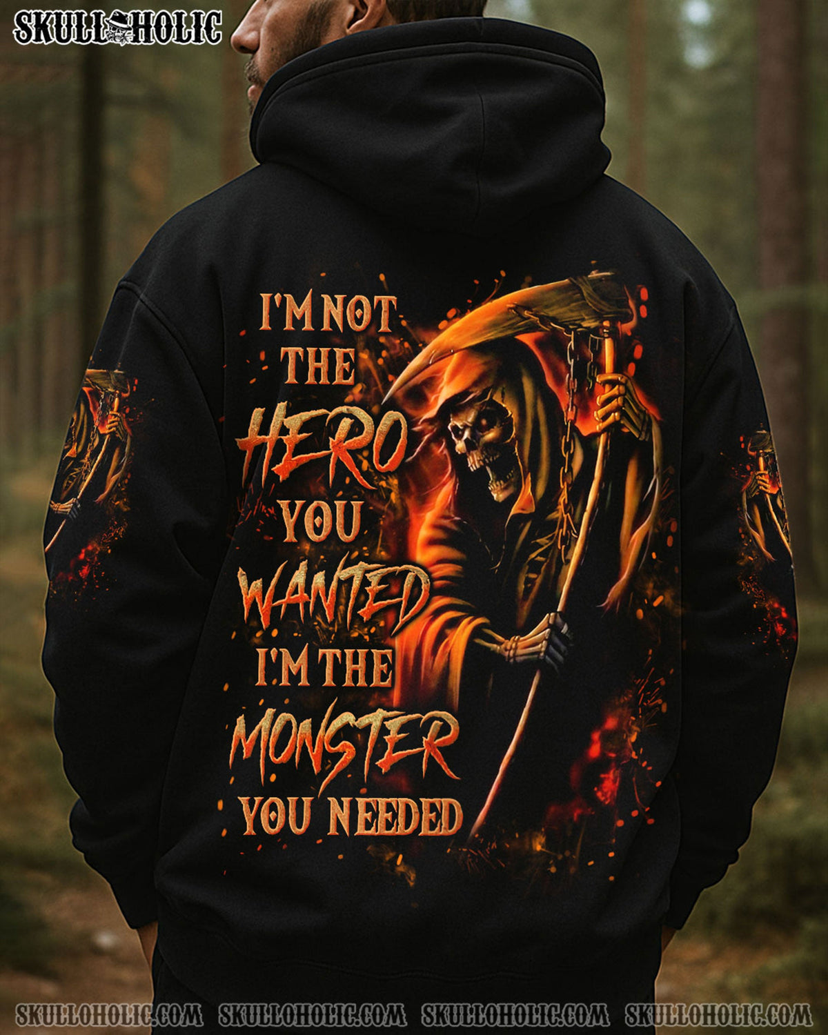 BLISSCORNERS I'M NOT THE HERO YOU WANTED ALL OVER PRINT