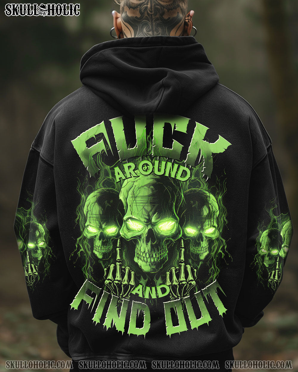 BLISSCORNERS F AROUND AND FIND OUT ALL OVER PRINT