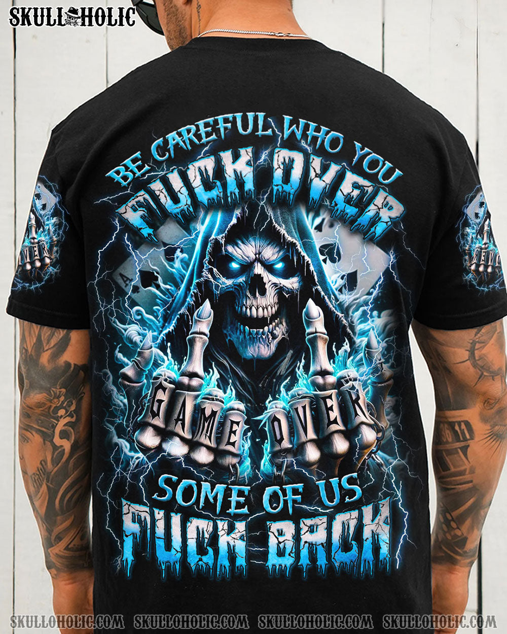 BLISSCORNERS BE CAREFUL WHO YOU F OVER ALL OVER PRINT