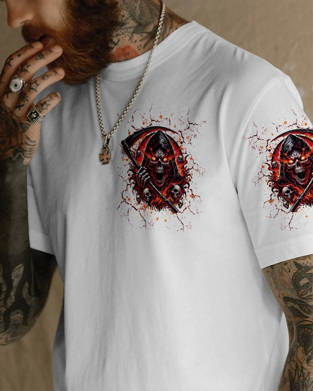 BLISSCORNERS WARNING I'M AN A SKULL REAPER ALL OVER PRINT