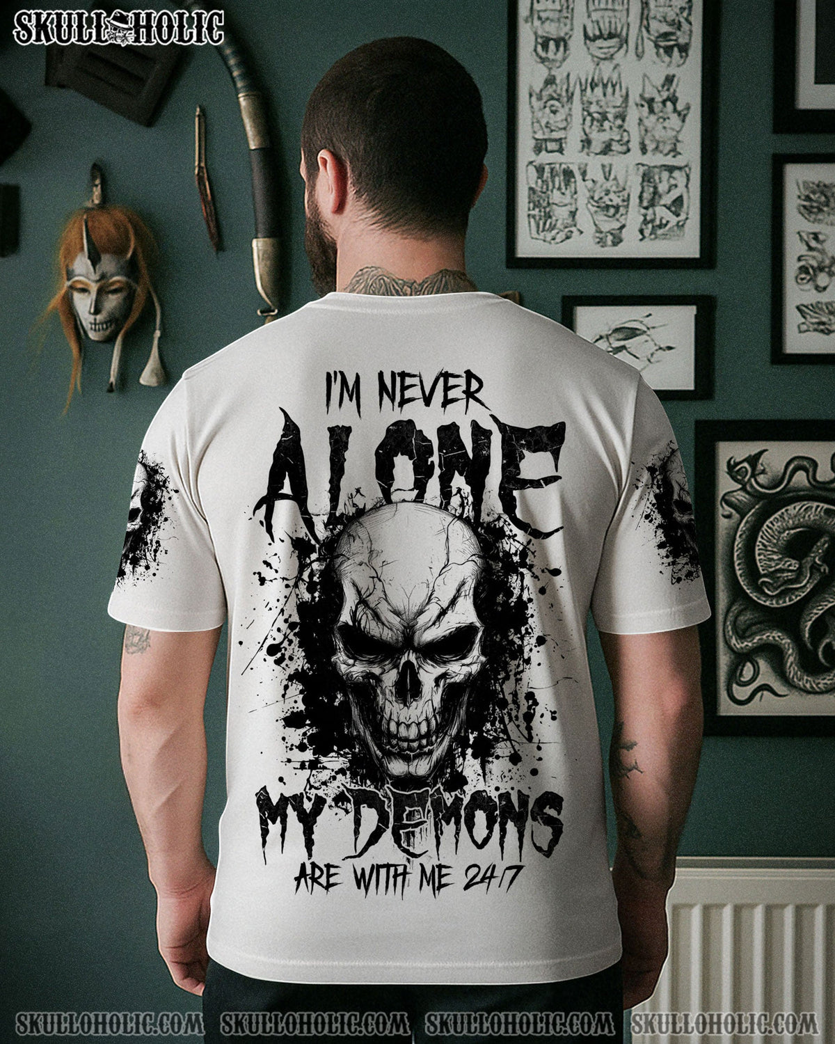 BLISSCORNERS I'M NEVER ALONE ALL OVER PRINT