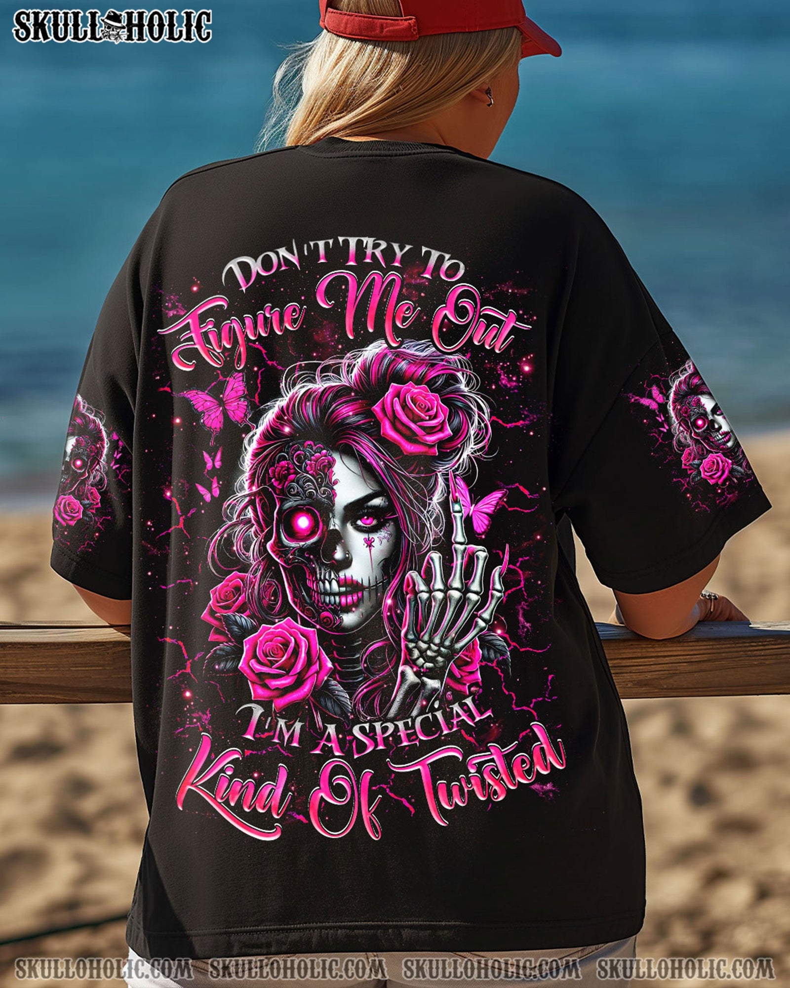 BLISSCORNERS I'M A B DON'T TRY ME MESSY BUN ALL OVER PRINT