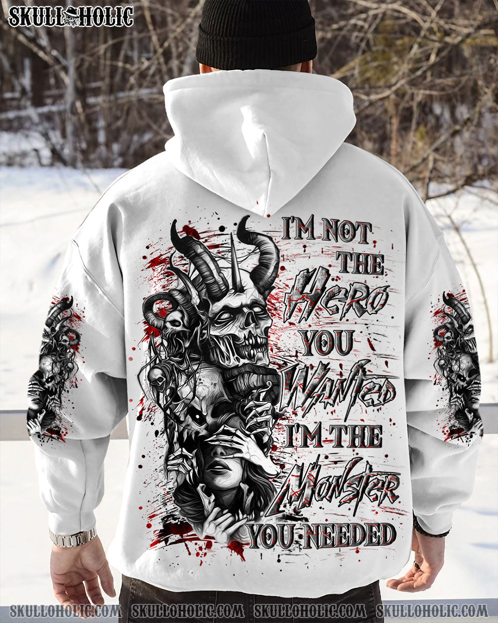 BLISSCORNERS I'M NOT THE HERO YOU WANTED ALL OVER PRINT