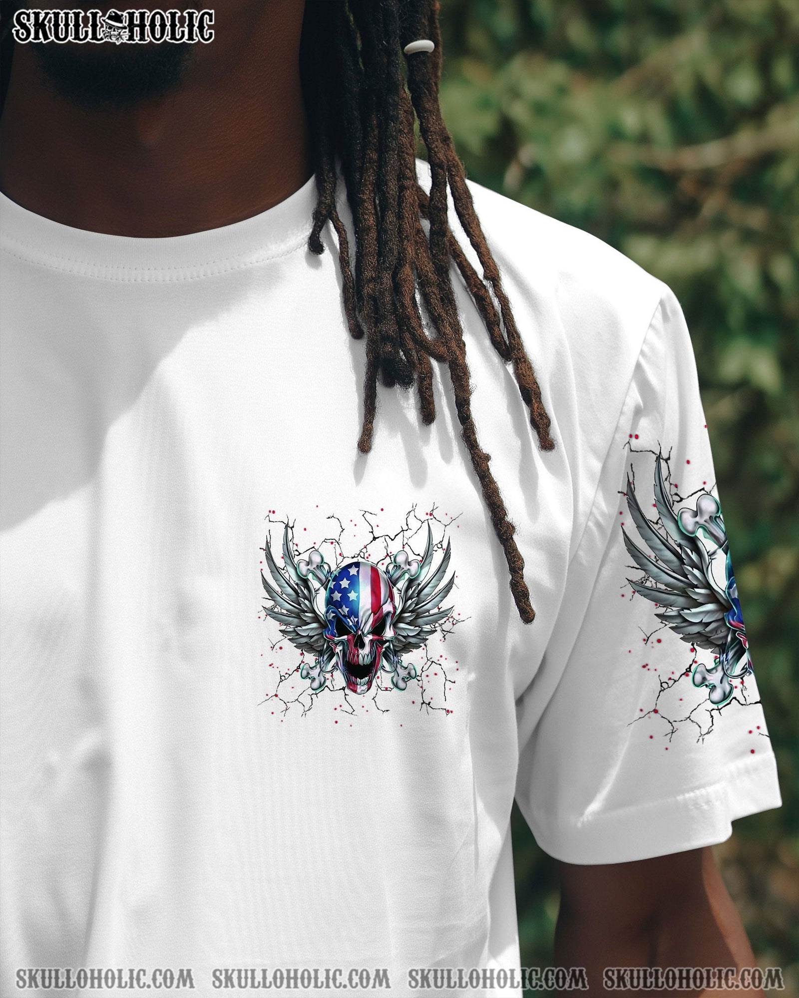 BLISSCORNERS AMERICA LIVE IT LOVE IT OR GET THE HELL OUT ALL OVER PRINT