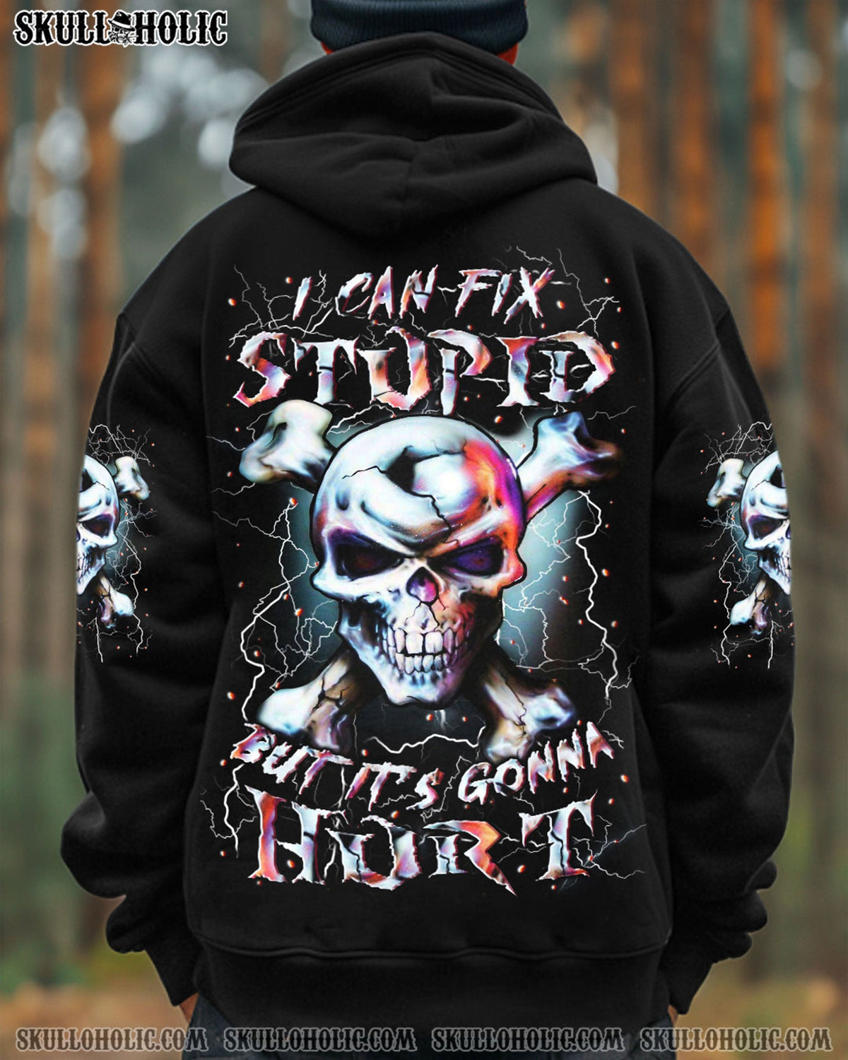 BLISSCORNERS I CAN FIX STUPID BUT IT'S GONNA HURT ALL OVER PRINT
