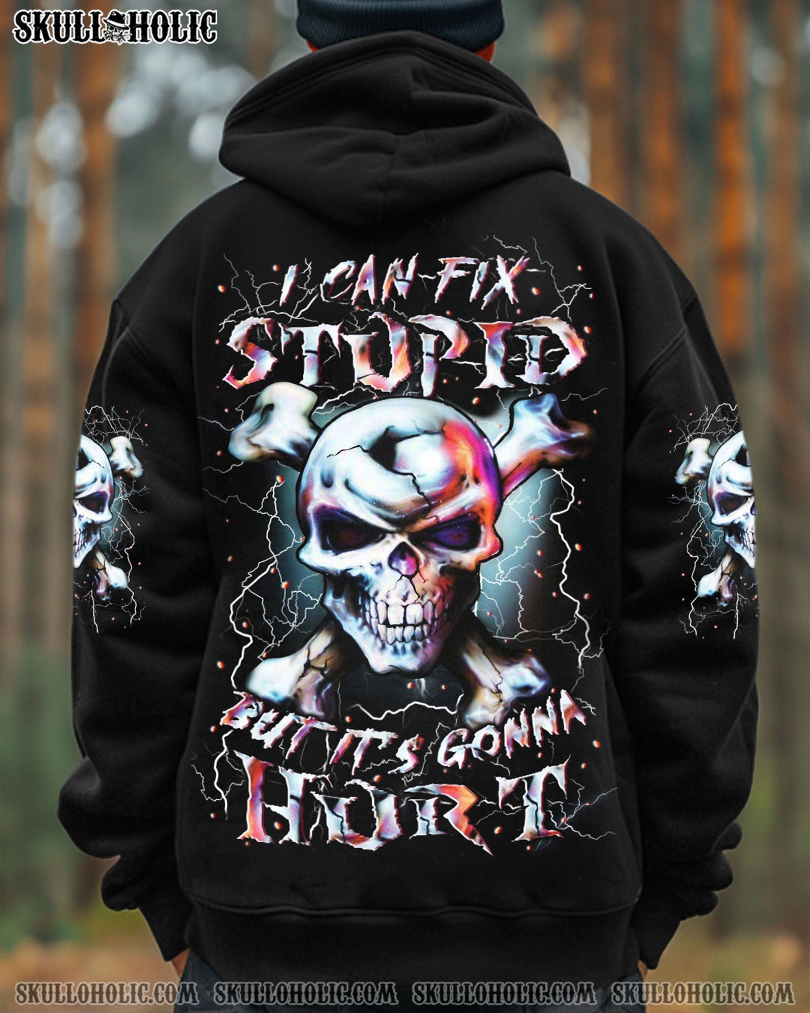 BLISSCORNERS I CAN FIX STUPID BUT IT'S GONNA HURT ALL OVER PRINT