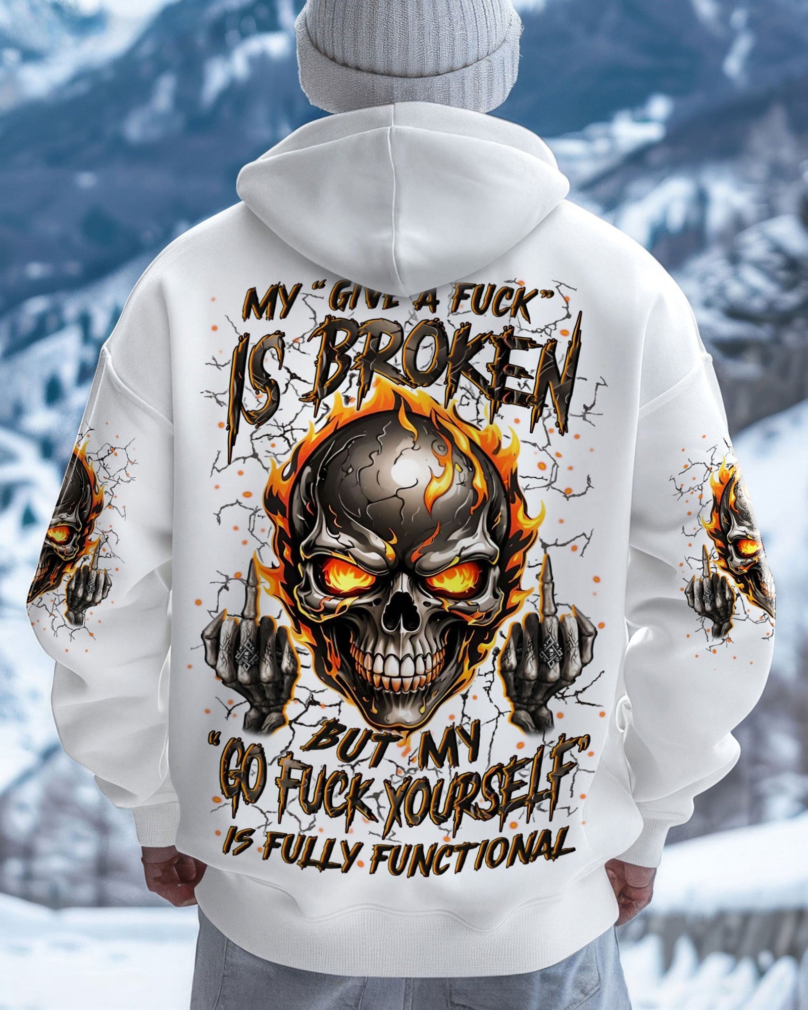 BLISSCORNERS MY GIVE A F IS BROKEN ALL OVER PRINT