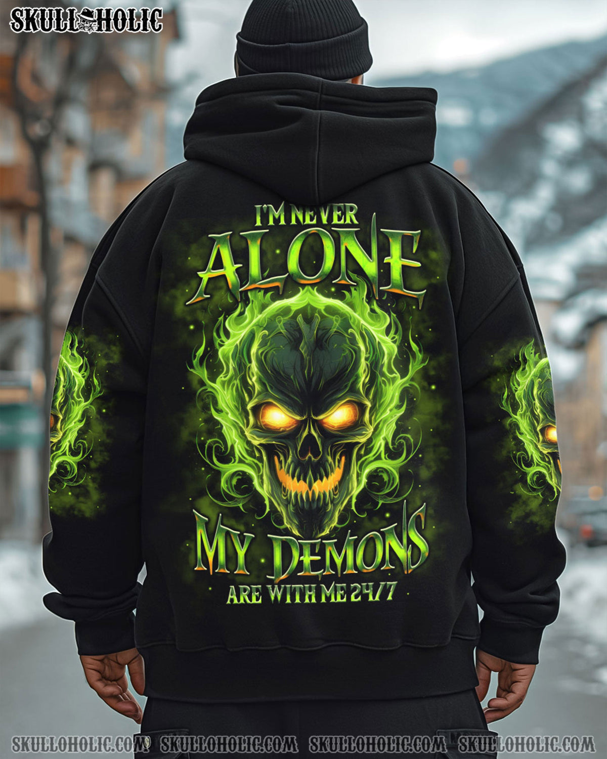 BLISSCORNERS I'M NEVER ALONE ALL OVER PRINT