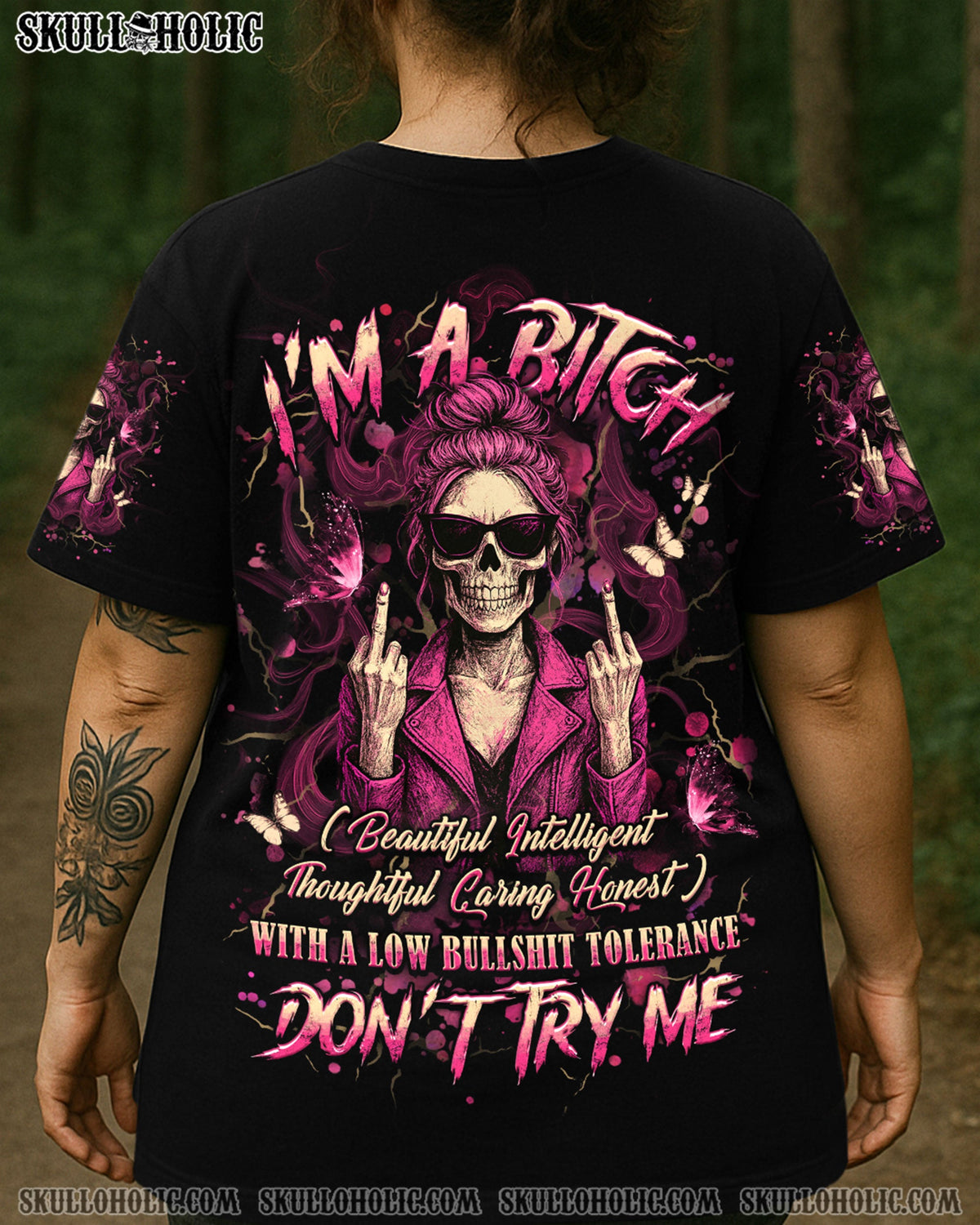 BLISSCORNERS I'M A B DON'T TRY ME ALL OVER PRINT