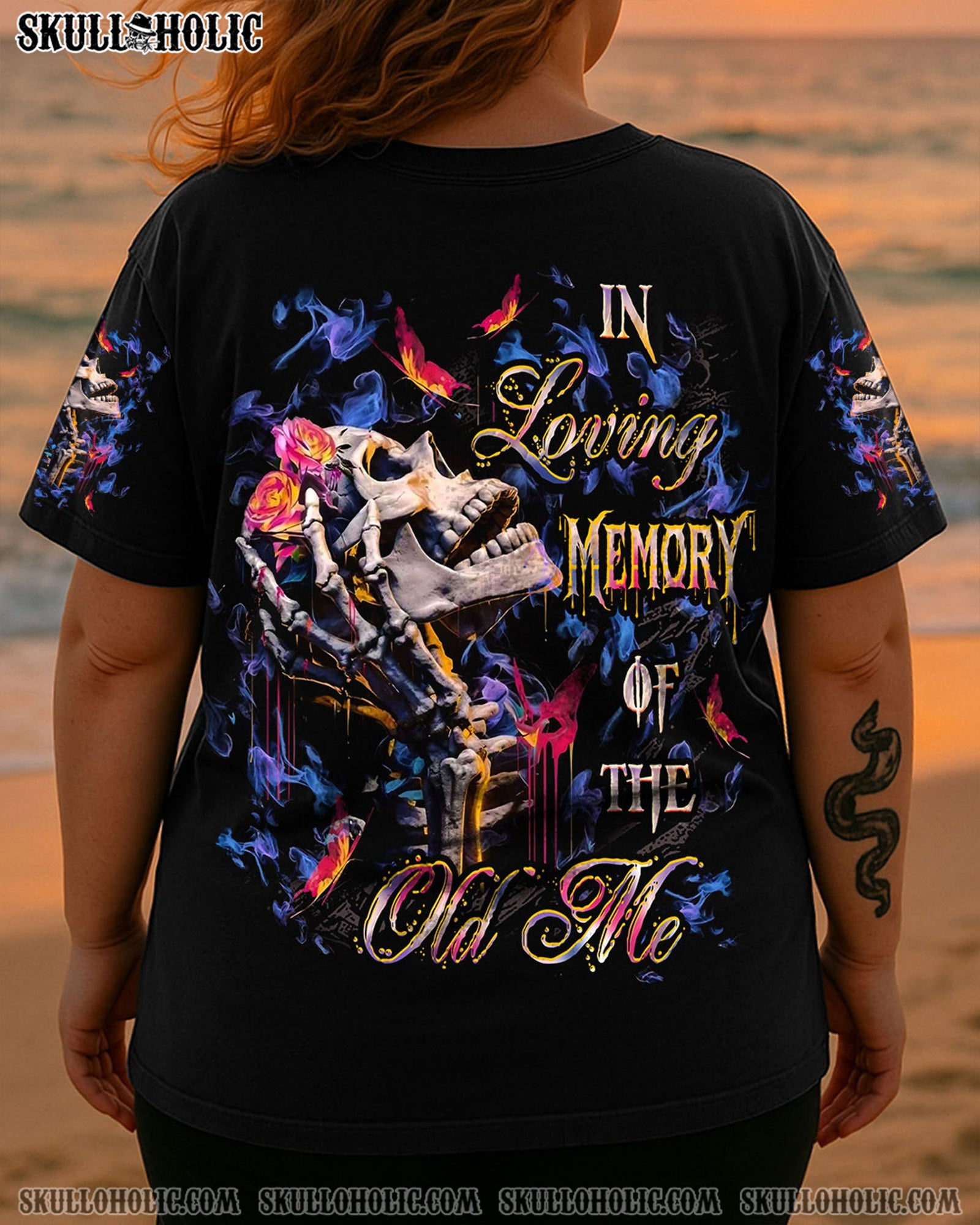 BLISSCORNERS IN LOVING MEMORY OF THE OLD ME ALL OVER PRINT