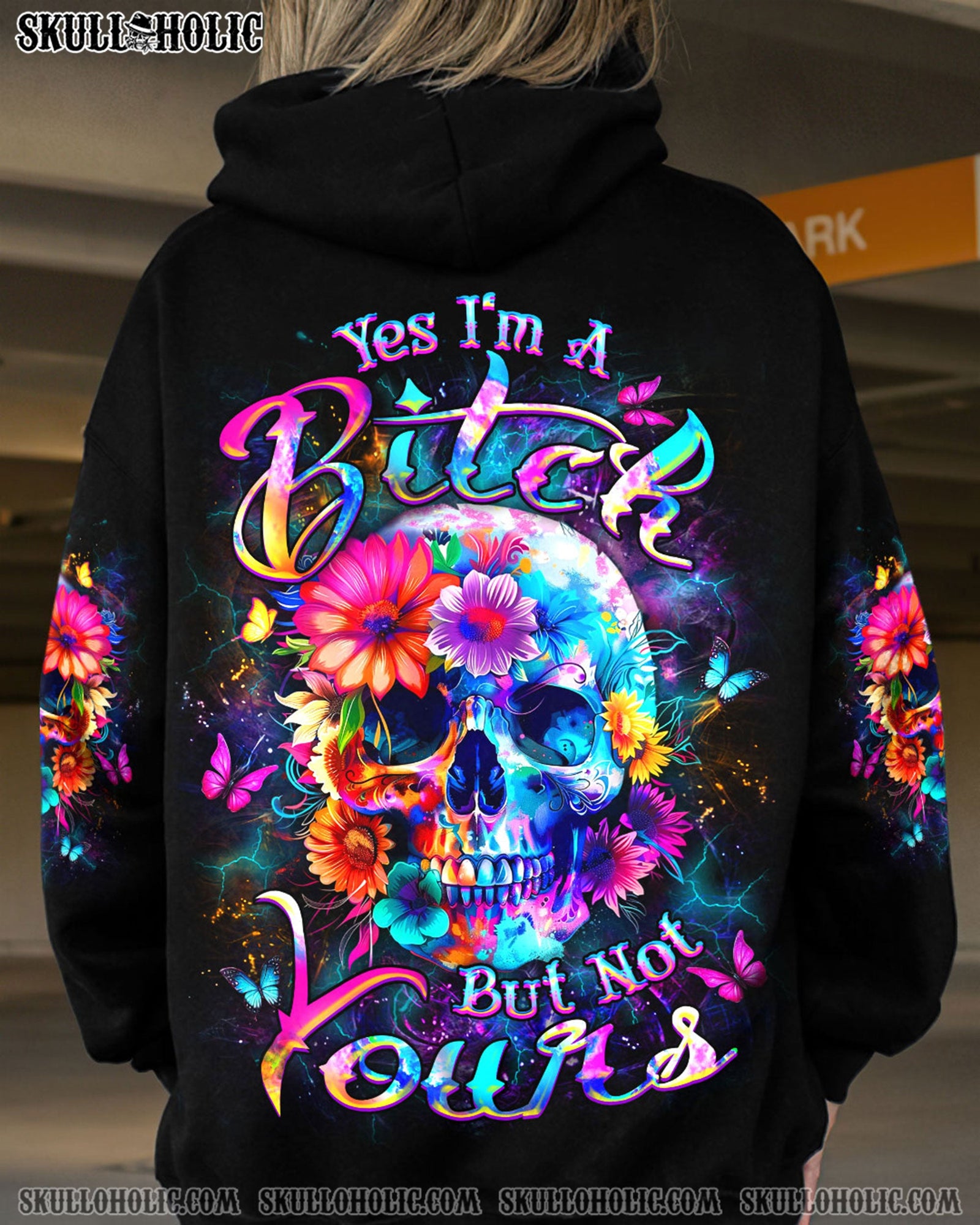 BLISSCORNERS YES I'M A B BUT NOT YOURS ALL OVER PRINT